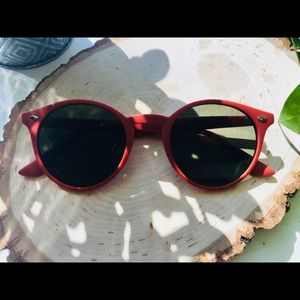 Red Matte Sunglasses
